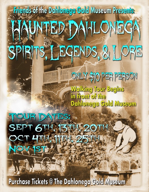 2014 Dahlonega Ghost Tour Poster